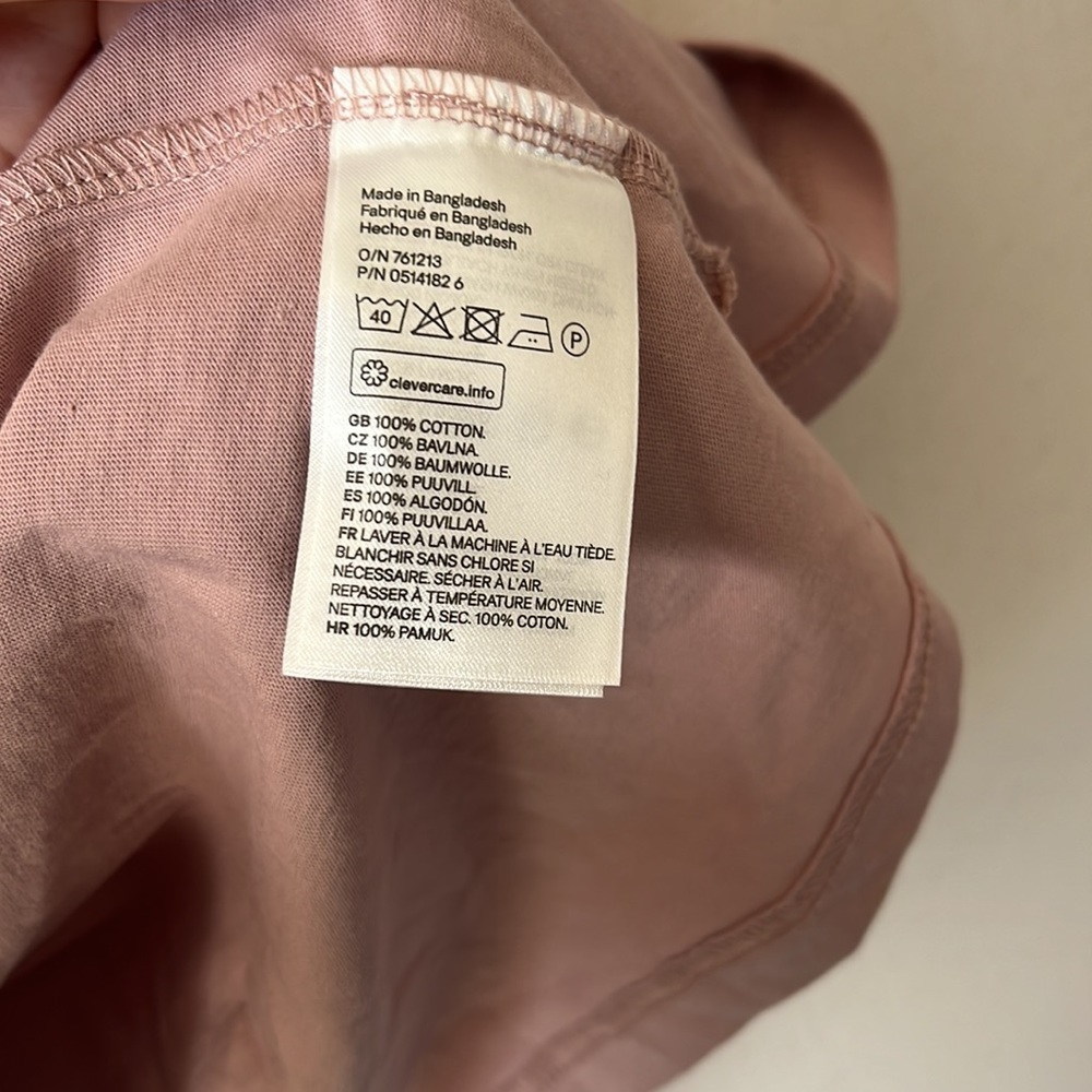 Pink longline t shirt - Picture 7 of 7